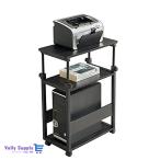 TTWO パソコンワゴン CPUワゴン 昇降式 高さ調節 デスク キャスター付き サイドデスク・L字デスク・プリンター台・プリンターワゴン ゲーミン