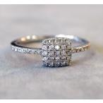 K18 0.28ct ��������� ŷ���� �������� �ѥ������ 18k 18�� �ѥ��� ��� [diar0081]