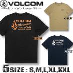 ボルコム Tシャツ メンズ 半袖 VOLCOM ヴォルコム サーフブランド 大きいサイズ WORKWEAR スノボ スケボー  A5002097