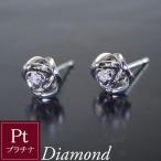 ピアス プラチナ 薔薇 ローズ バラ ばら 天然 ダイヤモンド Pt900 アクセサリー 2営業日前後の発送予定 sd