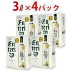 【送料無料】4箱セット ボックスワイン 白 辛口 3000ml 3L×4箱 エンテリソ ブランコ BIB コヴィニャス 箱ワイン 大容量 パックワイン box 大人気 ^HJCIBBZ4^