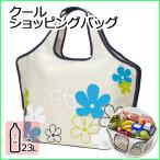 ショッピングカゴバッグ レジカゴバッグ 保冷 バッグ エコバッグ クールバッグ クールショッピングバッグ  23L マチ付き ファスナー レジカゴ プチフルールNV NV-PF23