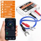 バッテリーモニター  12V バッテリーテスター バッテリー診断 電圧測定 リアルタイム監視 クランキングテスト 充電システム診断 31日履歴保存 アプリ対応