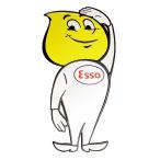 ESSO エッソ ドロップボーイ エッソボーイ ダイカット エンボス加工 高さ約６０センチ ブリキ看板
