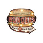 ハンバーガー LEDサイン 看板 レトロ調 アメリカン雑貨 アメリカ雑貨 インテリア ガレージ 店舗 カフェ バー 店舗 店 雑貨