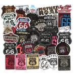 ショッピングぽっきり ルート６６ ステッカー ５０枚セット シール コート紙製 アメリカ アメリカン 雑貨 グッズ メール便送料無料