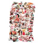 ショッピングぽっきり 古き良き時代のアメリカンダイナー ステッカー ５０枚セット 防水 耐水 シール アメリカ アメリカン 雑貨 メール便送料無料