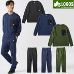 ロゴス リカバリーウェア メンズ レディース 上下セット ブラック ネイビー カーキ XL L M LOGOS BY LIPNER リカバリープルオーバー♯35306&パンツ♯35305