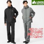 ロゴス 高耐水透湿レインスーツ 上下2点セット ジャケット パンツ レインウェア ブラック グレー XL L M LOGOS by LIPNER スタンダードレインスーツ #35018