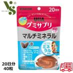 グミサプリ マルチミネラル 20日分 40粒 ココア味 UHA味覚糖 マルチミネラル グミ サプリメント カルシウム コラーゲン