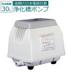 浄化槽ポンプ NIP-30L 吐出風量 30L/分 単独槽 吐出専用タイプ 家庭用 日本電興 浄化槽ブロアー エアーポンプ  電動 電磁式 汚水 水質環境 電化製品 ブロアー