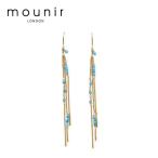 MOUNIR ピアス ターコイズ 14K