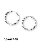 トムウッド フープピアス Classic Hoops Medium 2025AW TOM WOOD シルバー ユニセックス レビュー 返品不可