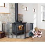 ファイヤーサイド Fireside ハースゲートXXL ブラック Babydan Hearth Gate XXL