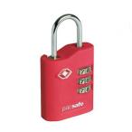 Yahoo! Yahoo!ショッピング(ヤフー ショッピング)パックセーフ PacSafe プロセーフ700 レッド セキュリティロック ダイヤル式 鍵 海外旅行用 錠前 防犯グッズ TSA認可