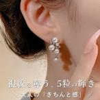  серьги жемчуг 5 полосный покачивающийся большой .. поддельный pearl silver силикон накладка есть обе уголок комплект non отверстие 20 плата 30 плата 40 плата 22J70345