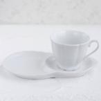 ポーセラーツ 白磁 食器 ニース (カップ&ソーサー) 北欧風