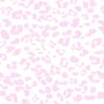 ポーセラーツ 転写紙 アニマル SHAGGY LEOPARD (シャギーレオパード/ヒョウ柄・メタリックベビーピンク)