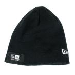 ニューエラ（NEW ERA）（メンズ）ニット帽 防寒 BASIC BEANIE BLK/SWH ビーニー ニットキャップ 黒 11120549 フリーサイズ
