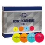 トランスコンチネンツ(TRANS CONTINENTS)(メンズ)ゴルフボール トランスコンチネンツ 1ダース(12個)ボール 4カラーアソート