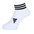  Adidas (adidas)( женский ) Golf лодыжка длина s Lee полоса s подушка носки MGR64-HT5776 WH/BK