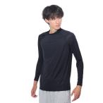 クー（Coo.）（メンズ）ドライプラスクール ハイネック 長袖アンダーシャツ 891CO4GC0012 BLK 黒