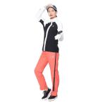 ルコックゴルフ(le coq sportif golf)(レディース)ゴルフウェア アウター 防水 耐水 レインウェア ストレッチ 上下セット QGWTJH00W PK00