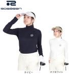 ROSASEN（レディース）ゴルフウェア 吸湿発熱 プレスウォームベア天竺長袖ハイネックシャツ 045-22012