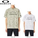 オークリー(OAKLEY)(メンズ)ゴルフウェア 吸汗速乾 O-SYNC PACK ELLIPSE EMB モックネック半袖シャツ FOA407604
