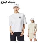 テーラーメイド(TAYLORMADE)(レディース)ゴルフウェア 吸汗速乾 半袖 サークルロゴショートスリーブモックシャツ UN687