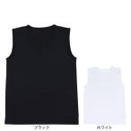 クー（Coo.）（メンズ）Vネックシャツ ドライプラス ノースリーブ S-3Lサイズ 891CO5ASC0003 吸汗速乾 抗菌防臭 カジュアル シンプル 新調 衣替え 肌着