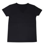 クー（Coo.）（メンズ）Vネック半袖シャツドライプラスクール 黒 891CO5GC0002 BLK UPF50+ 吸汗速乾 接触冷感 抗菌 防臭