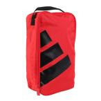 アディダス(adidas)(メンズ、レディース)ゴルフ ボールドロゴ シューズバッグ IKD01-JE7206RED