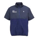 ルコックスポルティフ（lecoqsportif）（メンズ）ゴルフウェア アウター 蓄熱保温 防風 中綿入り 半袖ブルゾン LG5FWBC0M NV00