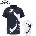 ショッピングスカル オークリー（OAKLEY）（メンズ）ゴルフウェア スカル ステートメント ボールド 半袖ポロシャツ FOA409087