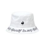 ルコックスポルティフ（lecoqsportif）（レディース）ゴルフ 遮熱 リボン バケットハット LG6SCP70L WH00