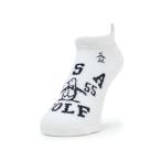  Munsingwear одежда (MUNSINGWEAR)( мужской, женский ) Golf лодыжка длина ja карта носки MG6SSO16U WH00