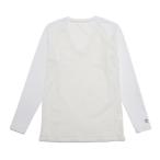  Munsingwear одежда (MUNSINGWEAR)( мужской ) Golf одежда Sunscreen NIR V шея длинный рукав нижний одежда MG6SUD32M WH00