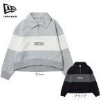  New Era (NEW ERA)( женский ) Golf одежда теплоизоляция половина Zip рубашка-поло с длинным рукавом panel 15129380 15129381
