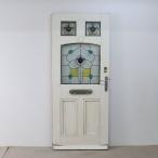  античный витражное стекло дверь Британия retro elegant Classic Europe прямой импорт USED античный двери сосна 1930 Англия VC110-089