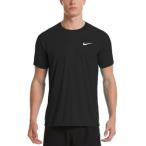 ナイキ(NIKE)(メンズ)ラッシュガード 半袖 Tシャツ エッセンシャル ショートスリーブ ハイドロガード NESSA586-001 速乾 UVカット
