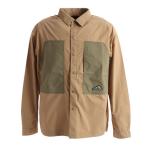  New balance (new balance)( мужской ) рубашка с длинным рукавом MT1996u-bn over рубашка JMTL2059HMP