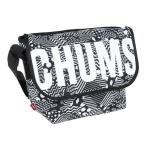 チャムス（CHUMS）（メンズ、レディース）ショルダーバッグ リサイクルチャムスメッセンジャーバッグ CH60-3533-Z269 ブラック×ホワイト