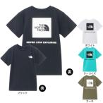 ノースフェイス（THE NORTH FACE）（キッズ）半袖 Tシャツ ショートスリーブバックスクエアロゴティー NTJ32333 K ブラック トップス バックロゴ 綿100