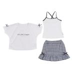  Olive des Olive (OLIVEdesOLIVE)( Kids ) купальный костюм верх и низ в комплекте ребенок девочка Junior плечо лента имеется танкини юбка брюки 3 позиций комплект 33250351WH