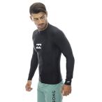 ビラボン(BILLABONG)(メンズ)ラッシュガード 長袖 ハイネック LS BE011851 BLK
