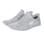 ショッピングSlip スケッチャーズ（SKECHERS）（レディース）カジュアルシューズ スリップインズ サミッツ ダズリング ヘイズ グレー 149937W-GYMT スニーカー ハンズフリー