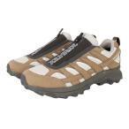 メレル(MERRELL)(メンズ)レザースニーカー カジュアルシューズ MOAB SPEED ZIP 004733 COYOTE
