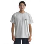 クイックシルバー(Quiksilver)(メンズ)ラッシュガード 半袖 Tシャツ UVカット TRADE SMITH SS 24SP QLY241003 GRY