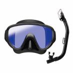 tsusa спорт (TUSA SPORT)( мужской, женский ) зеркало линзы воздуховод "snorkel" 2 позиций комплект 25UC0118M BKBKA